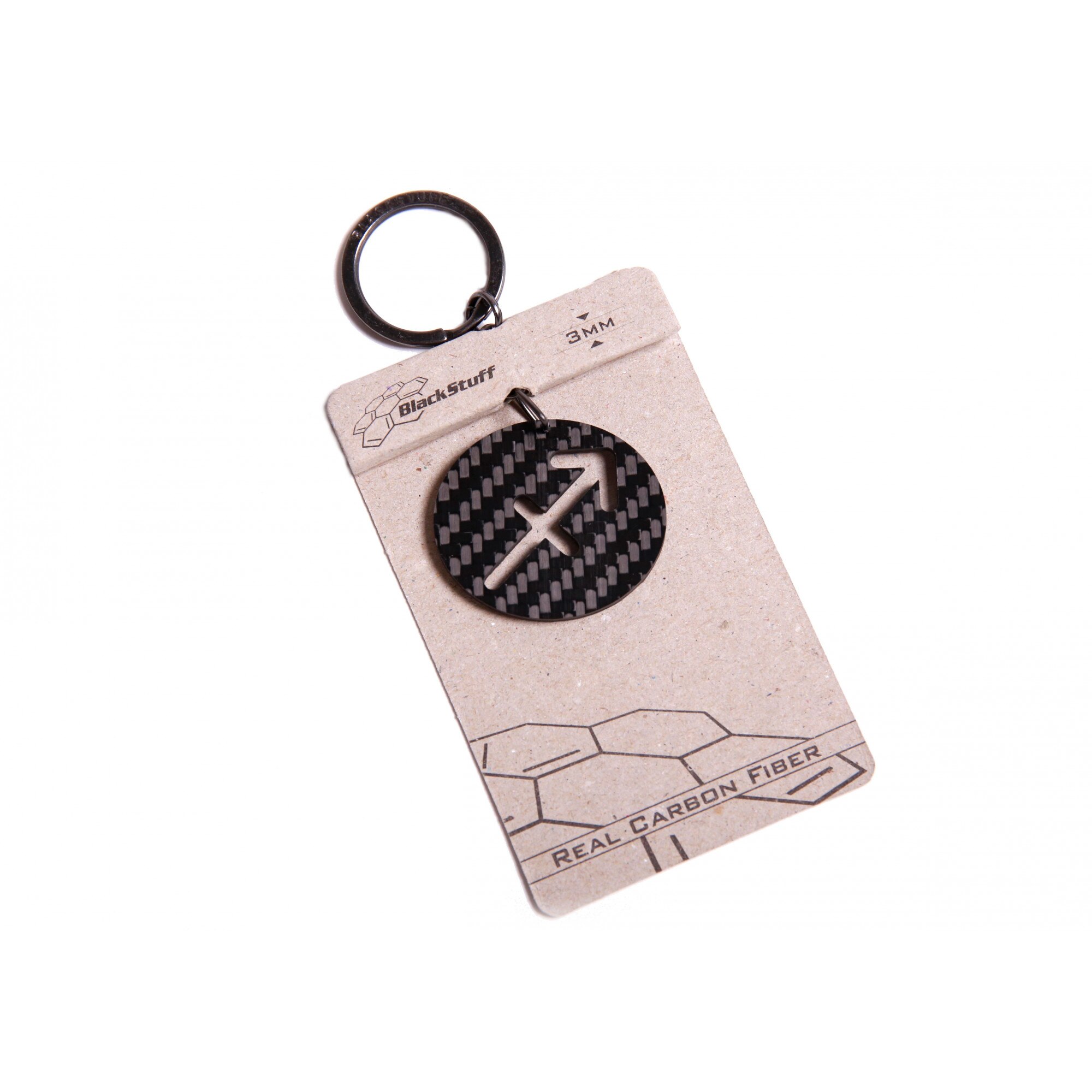 Breloc Fibra de Carbon Zodii- Sagetator