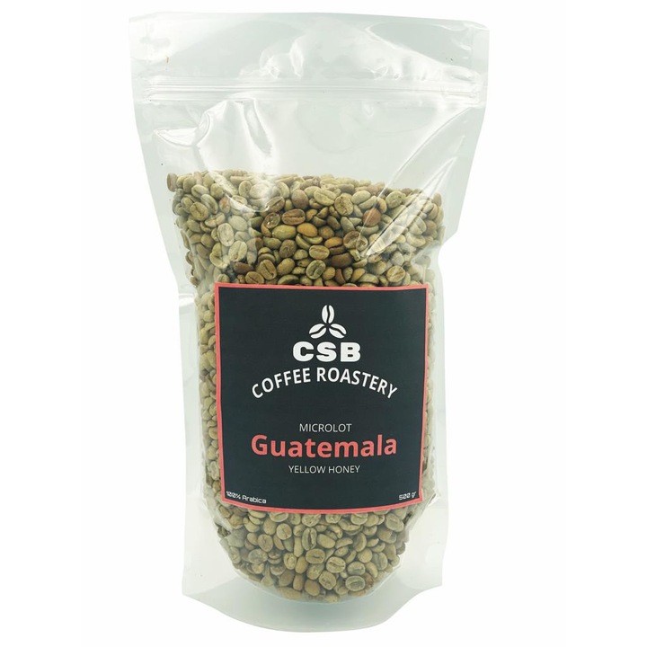 Különleges zöld kávébab, CSB Coffee Roastery, Guatemala, 100% Arabica, 500 gr