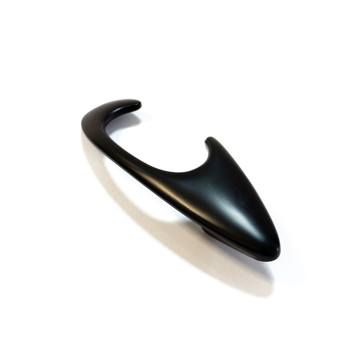 Agatator cuier model Kubai, 2 carlige, finisaj negru mat