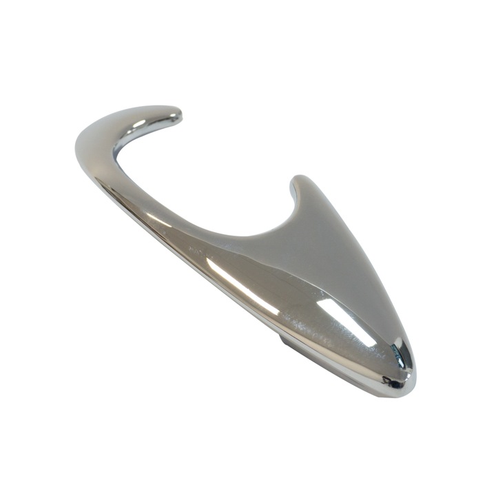 Agatator cuier model Kubai, 2 carlige, finisaj crom lucios