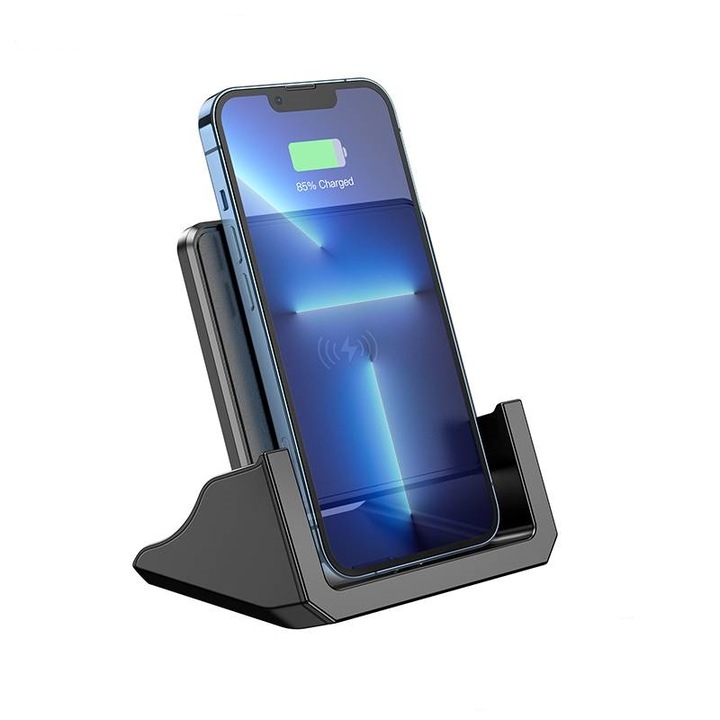 Vezeték nélküli töltőállomás Borofone BQ20 Wings multifunkcionális fekete