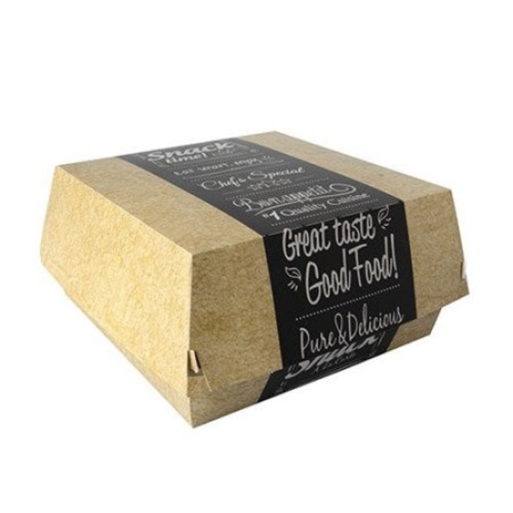 50 darabos Good Food hamburgerdoboz szett 15,5x15,5x9 cm Pap Star