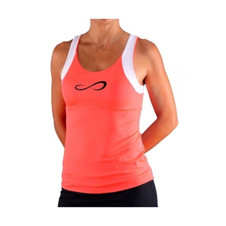 Top Tenis/padel Endless Race Rubi, Coral, Poliester, Coral