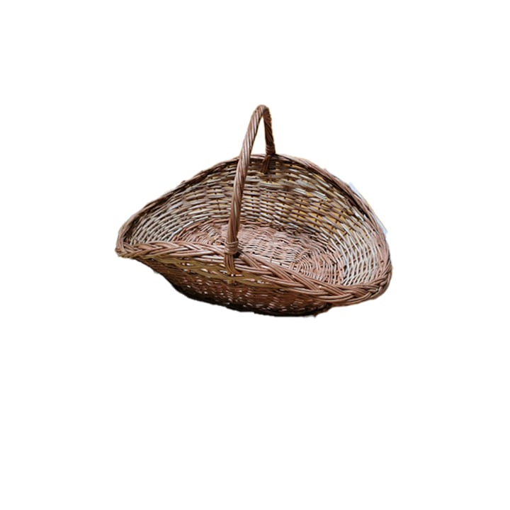 Cos rachita oval cu toarta, 60 cm lungime, Dasc