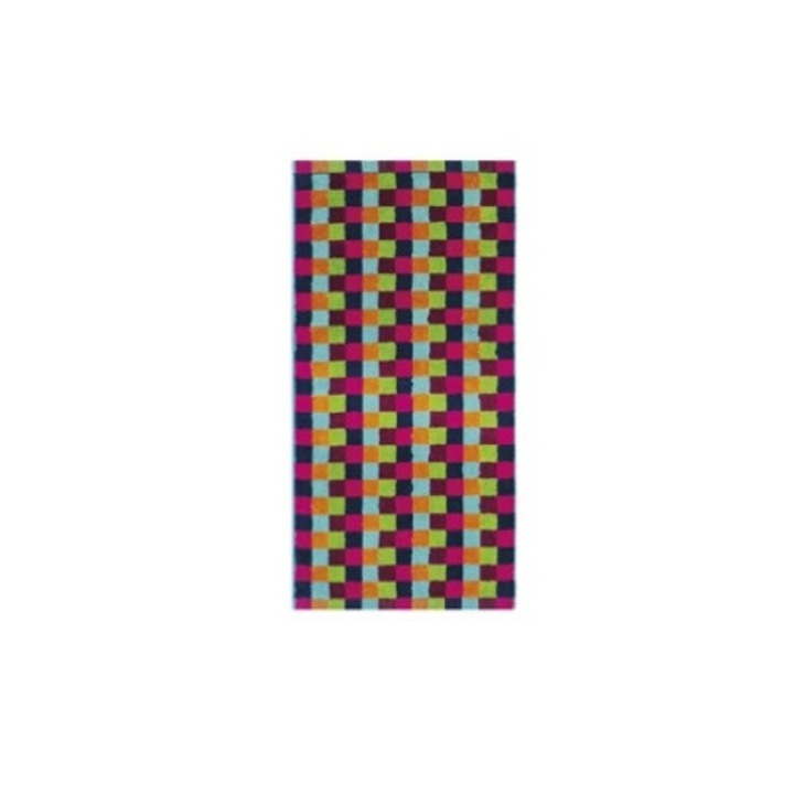 Хавлия за баня, Cawo, Lifestyle Cube Multicolor Dunkel, 145172, 70x140 см
