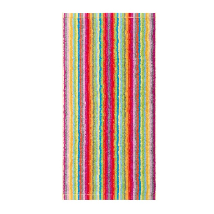 Хавлия за баня, Cawo, Lifestyle Stripes Multicolor Hell, 145155, 30x50 см