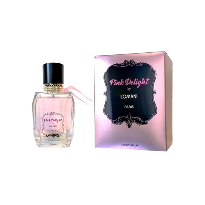 Apa de parfum Lomani Pink Delight, femei, 100 ml