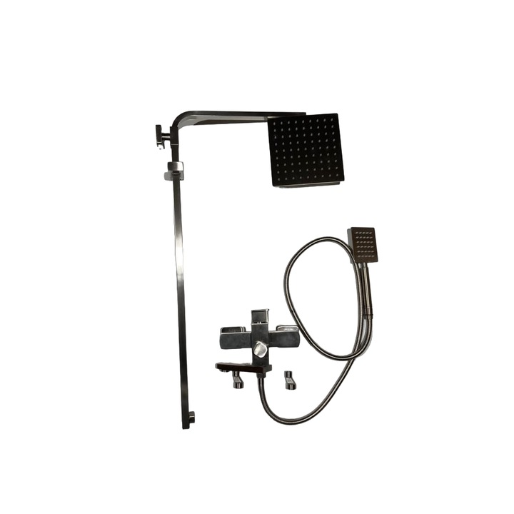 Pachet 2 baterii Cada/Dus, Lavoar, inox