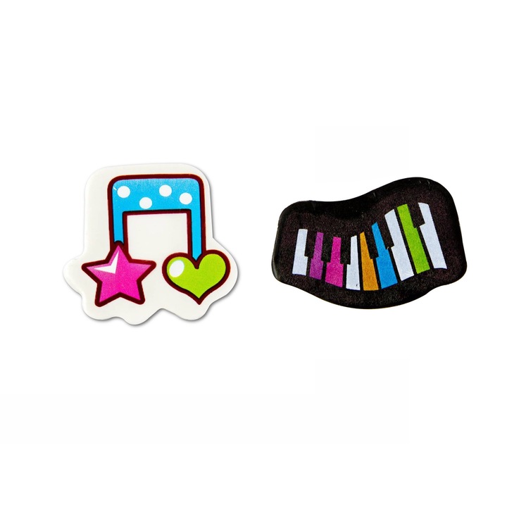 Set de 2 radiere colorate