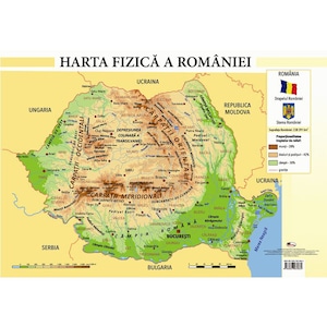 Cauți Harta Fizica Romania Alege Din Oferta Emag Ro