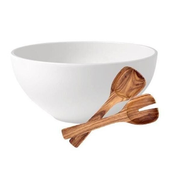 Set salata bol cu spatule Artesano original