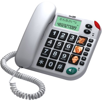 Telefon fix cu fir MaxCom KXT480, Alb Telefon fix cu fir MaxCom KXT480, Alb