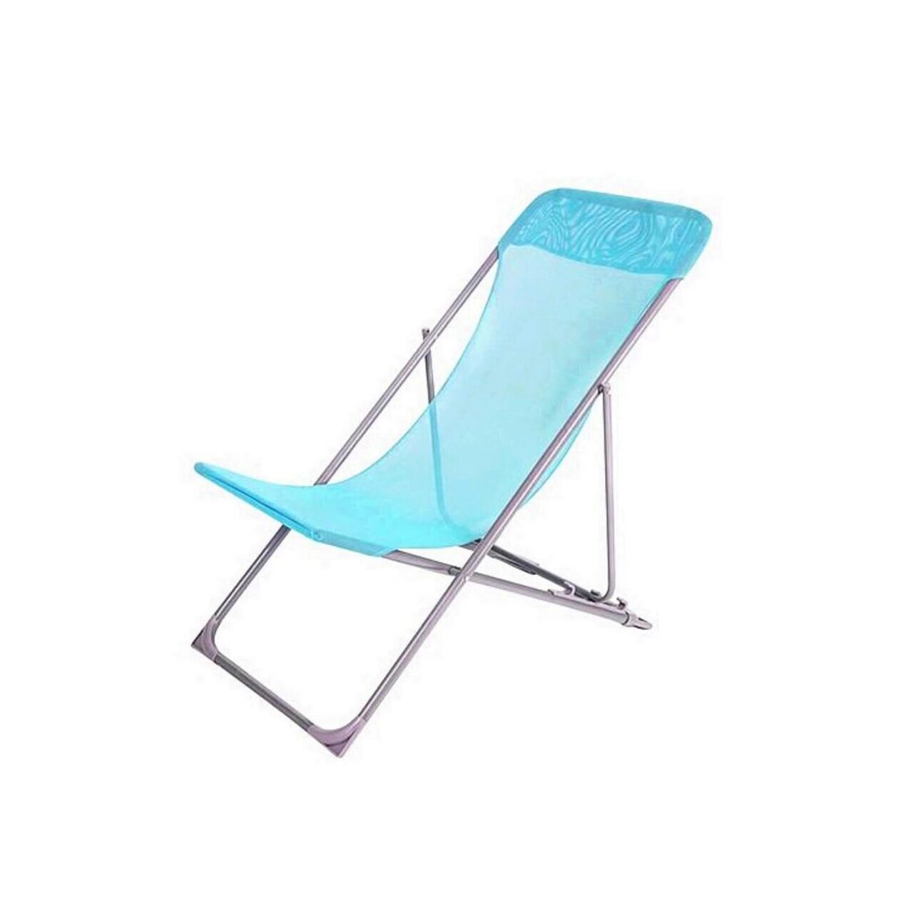 Sezlong pliabil Strend Pro Barbados, bleu, 56x85x90 cm, max. 80 Kg