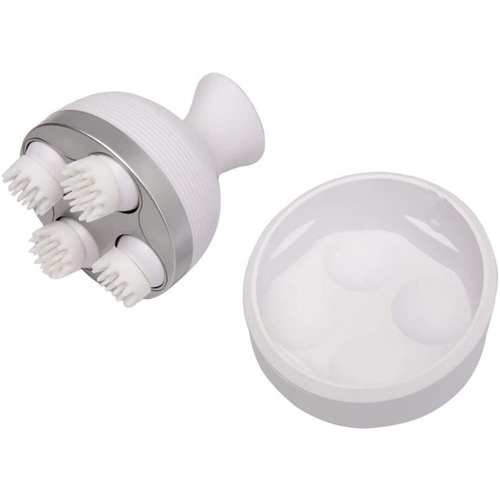 Tökéletes kisállat masszázs, fejbőr masszázs 4 levehető masszázskarmokkal, vízálló kialakítás a higiénia érdekében, multifunkcionális használat emberek és háziállatok relaxációjára, kiváló minőségű szilikon Enforose