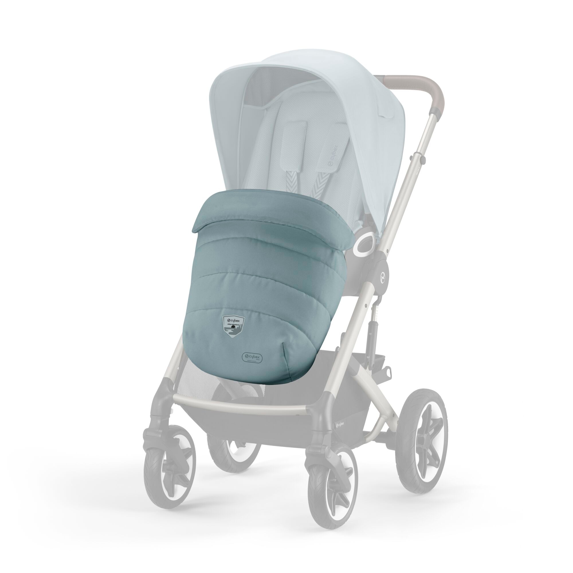 Poussette Talos S Lux 2 Stormy Blue châssis Taupe