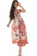 Rochie Maxi Florala Roh Dr4570 Crem, 36