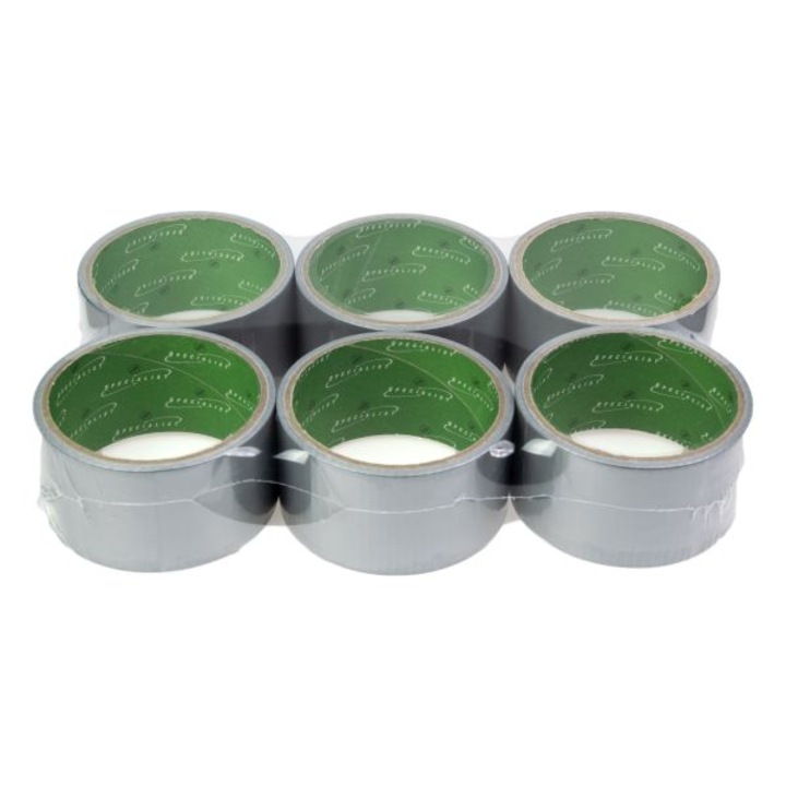 Комплект от 6 броя тиксо, MAMMOOTH, сребристо, дължина 5м, ширина 48 мм