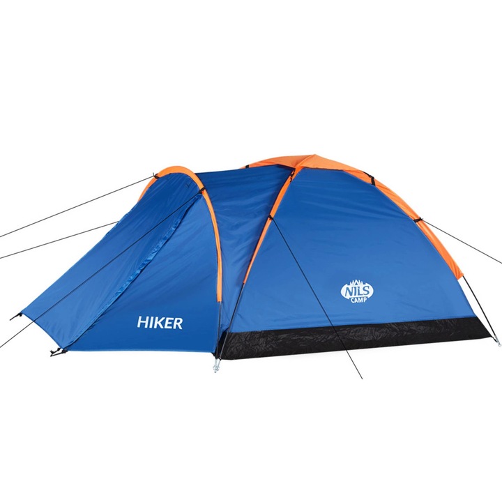 Cort camping Hiker pentru 2 persoane, Nils Camp, Poliester, Albastru