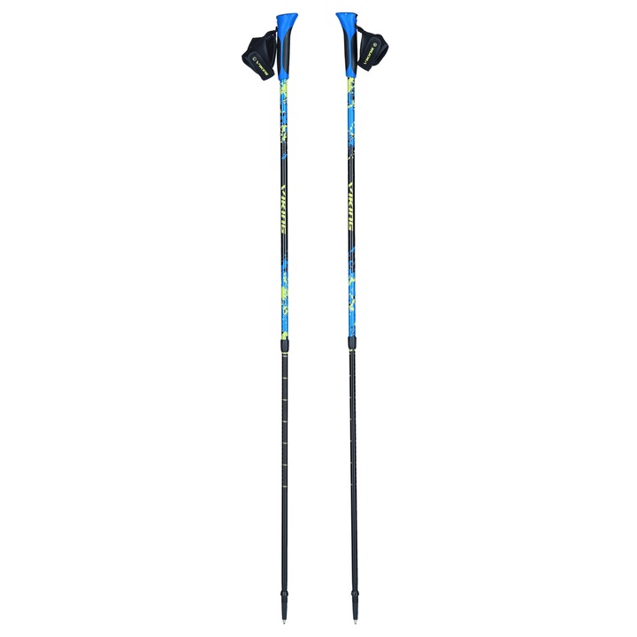 Сгъваеми трекинг щеки, Viking, Алуминий, 135 см, Син