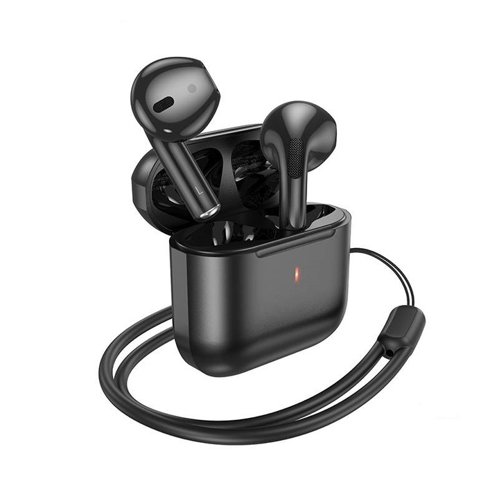 Bluetooth fülhallgató Hoco EW53 Lucky TWS Fekete