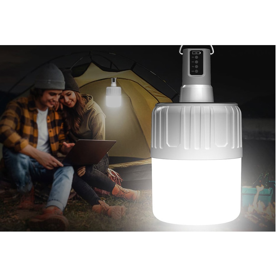 Lampa LED cu panou solar Superfire T26-S, pentru camping, USB, 18W, 500 ...