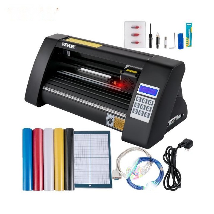 Set Plotter de taiere vinil, - ecran LCD, compatibilitate multi-sistem