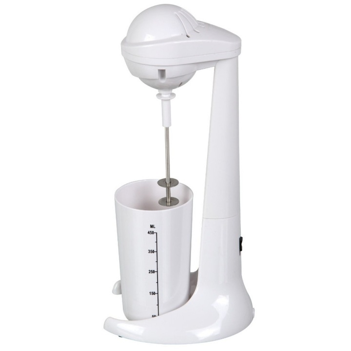 Миксер за фрапе Rosberg R51163C, 100W, 450мл.мерителна чаша, Бял