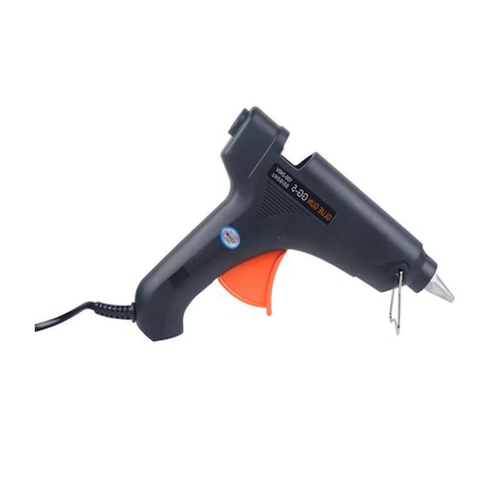 Procart Forró szilikon ragasztópisztoly, 60W, átmérő 11 mm, fekete