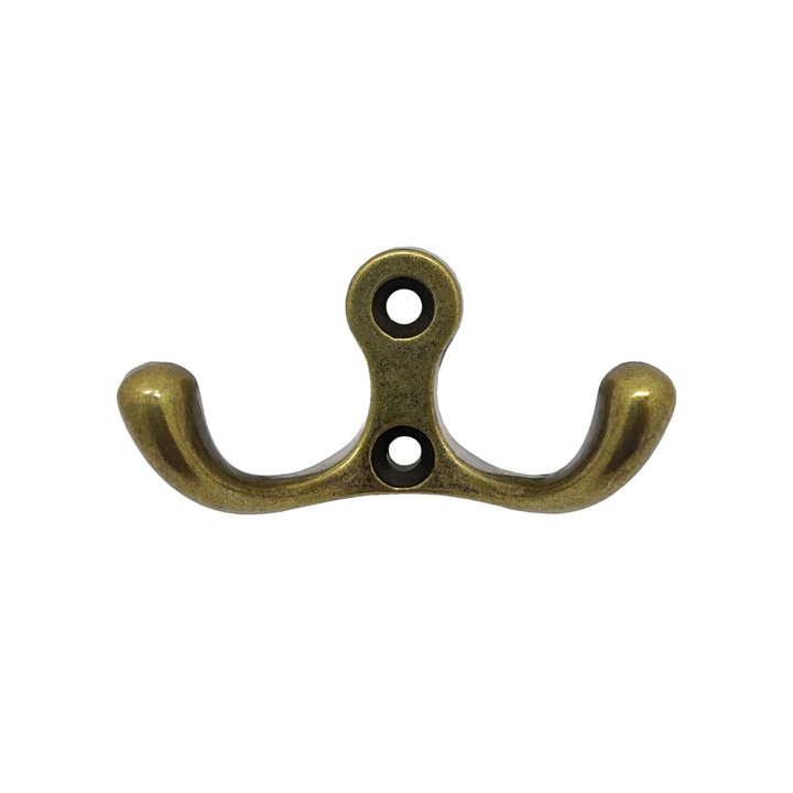 Carlig pentru mobila DOMINICA Z-391, 2 brate, aur vechi