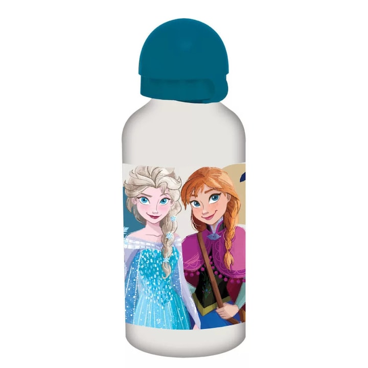 Алуминиева бутилка за вода Disney Frozen Arctic 500 ml Бяла