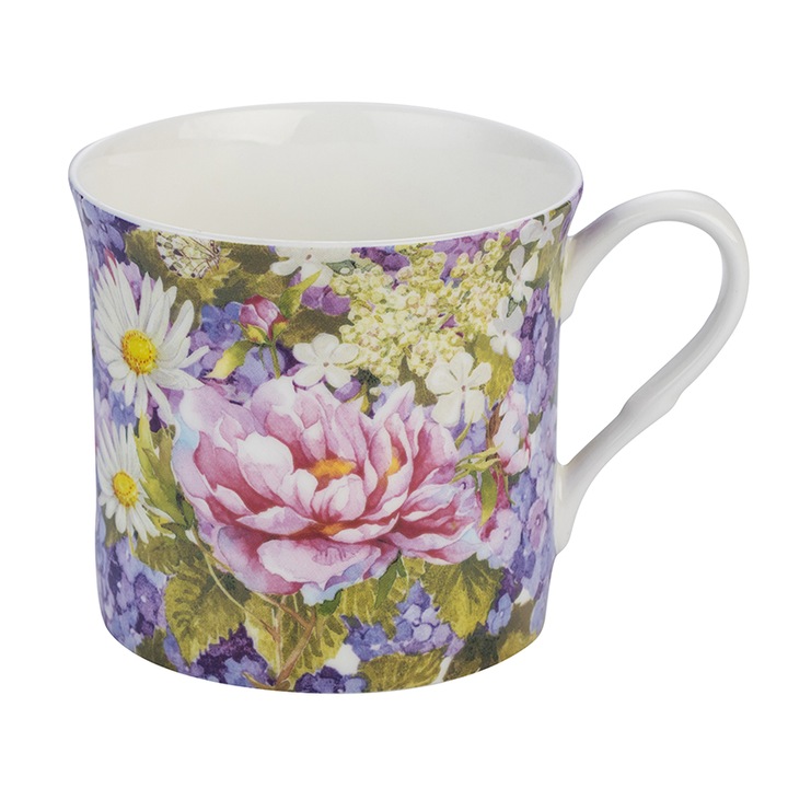 Чаша Димс-92, Маргаритки, 978607, Фин костен порцелан