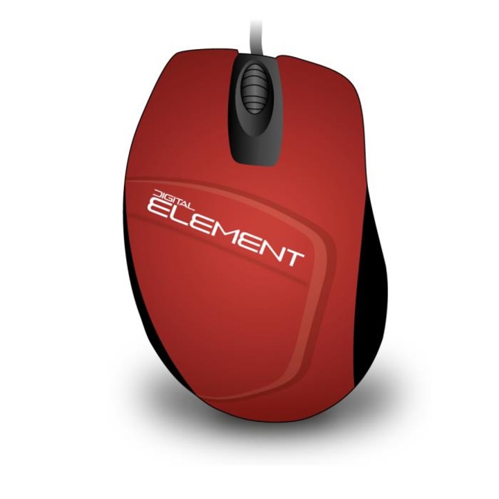 Mouse cu fir Element MS-30W, Alb