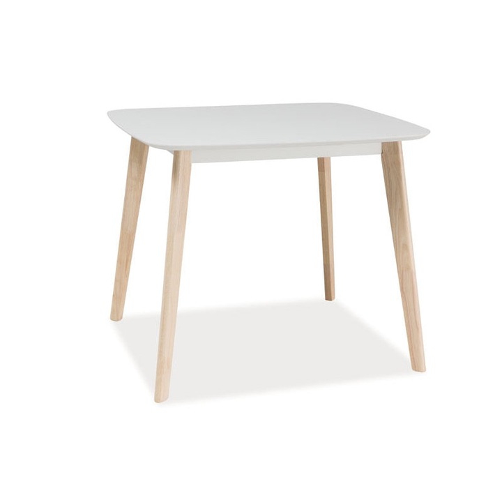 Masa Tibi Alb/Arin Alb 90x80