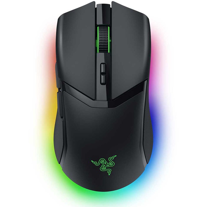 Безжична мишка Gaming Razer Cobra PRO, 30000 dpi, 10 контролни бутона с възможност за персонализиране, RGB осветление, Черен