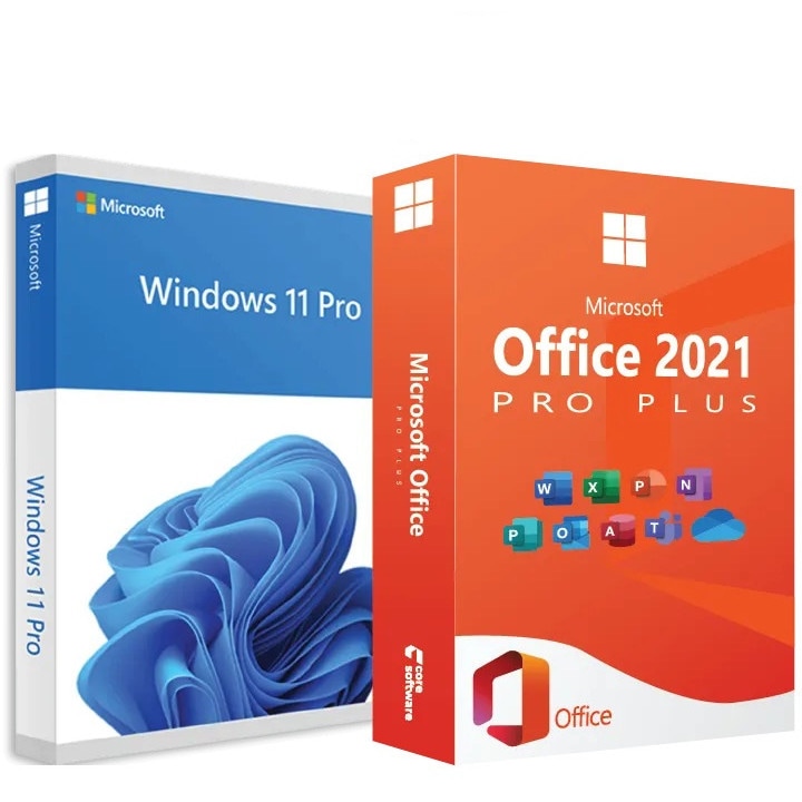 Microsoft Windows 11 Pro impreuna cu Licenta Office Pro Plus 2021