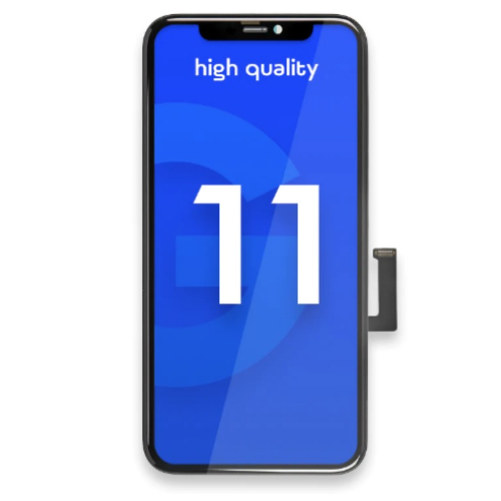 Дисплей с тъчскрийн за Apple IPhone 11, с рамка, Incell, с включено Privacy Foil