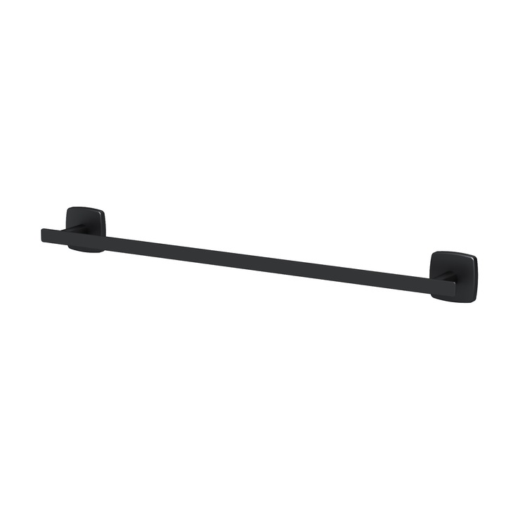 Suport prosoape AM.PM Gem AGA346422 Montaj pe perete, 1 Brate, negru mat