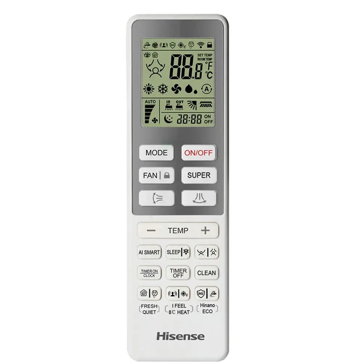 Aer Conditionat HISENSE EnergyPro Plus QG35XV0E, 12000 BTU, A+++/A+++, Inverter, Wi-Fi, Alb