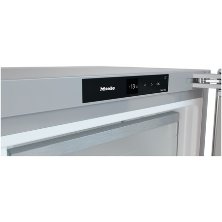 Congelator Miele FNS 4782 E, 278 l, Clasa E, NoFrost, XXL box, SuperFreeze, SoftClose, Miele@home, H 185.5 cm, Inox