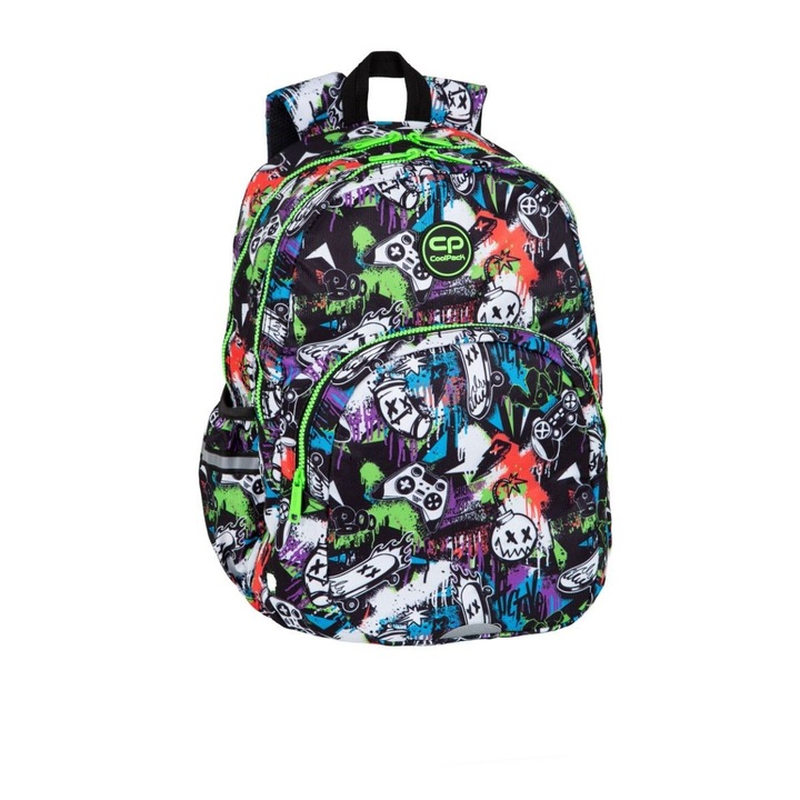 Ученическа раница CoolPack, Rider, Peek a boo, 43 x 31 x 20, Многоцветен
