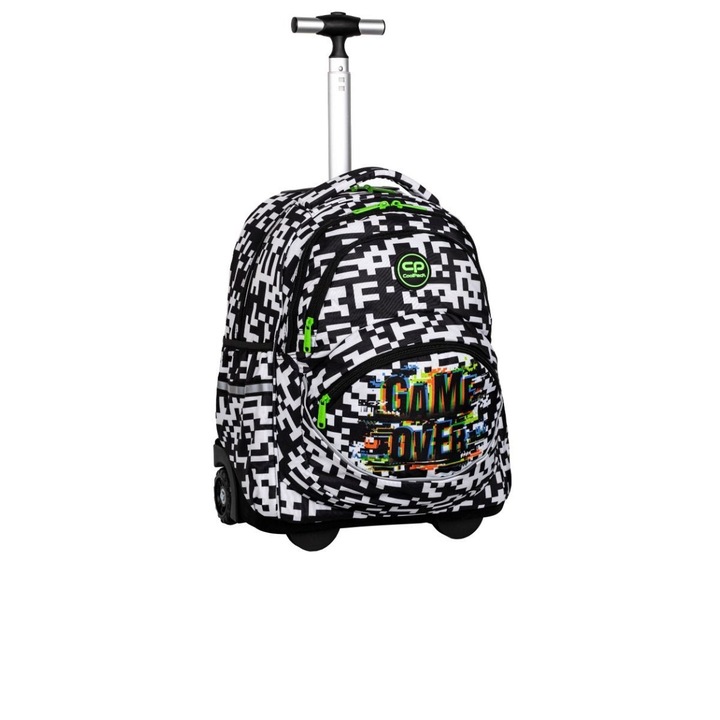 Ученическа раница CoolPack, Starr, Game over, На колела, 46 х 36 х 21, Многоцветен