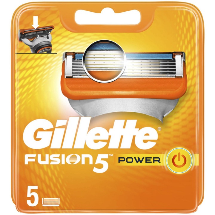 Rezerve aparat de ras Gillette Fusion Power, 5 buc