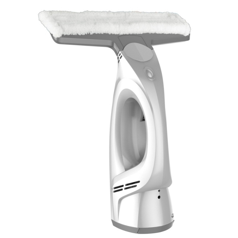 Aspirator curatare geamuri 3in1 Techwood TNVI-211, 3.7 V, 100 ml., Laveta microfibra, Alb/Gri