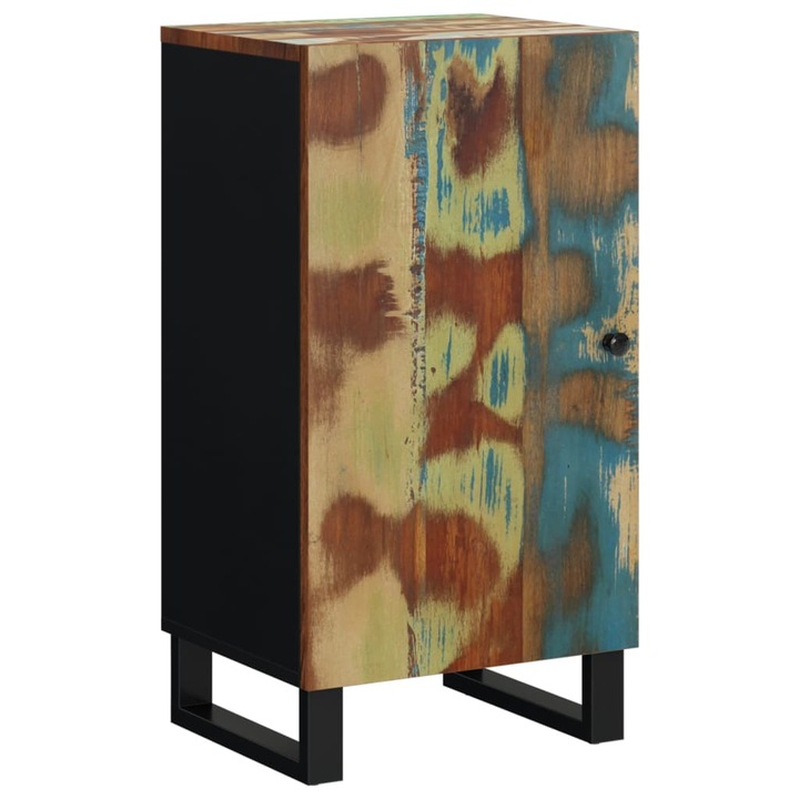 Dulap cu usa vidaXL, 40x31x75 cm, lemn masiv recuperat, 14 kg