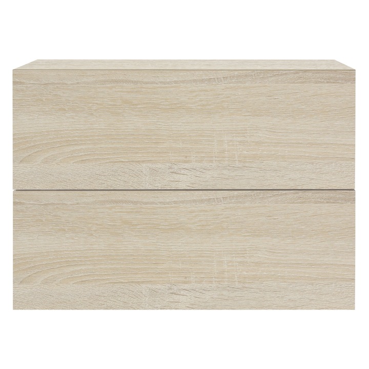 Нощно шкафче с 2 чекмеджета ML-Design, бяло, 42 x 29 x 30 см, 9,6 кг, правоъгълна форма, устойчиво на надраскване