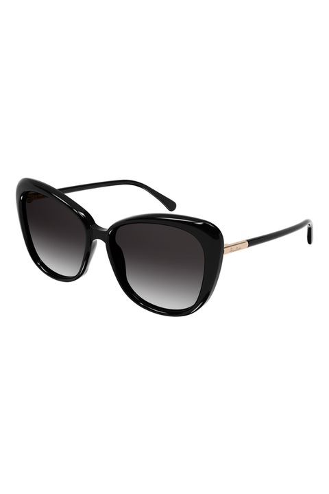 Pomellato, Слънчеви очила Cat-Eye с градиента, Черен, 57-15-140