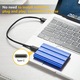 Hard disk extern USB 3.1 A91, 2TB pentru PC, Mac, Desktop, Laptop, Albastru