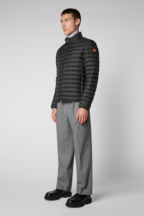 Save the Duck, Geaca matlasata cu finisaj rezistent la apa Alexander, Negru