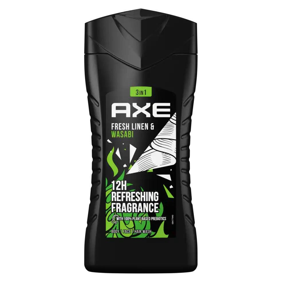 Gel de dus Axe Wasabi si Fresh Linen, 250ml