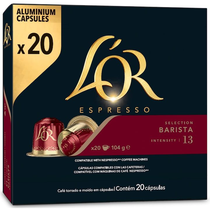 L'OR Espresso Barista Nespresso kompatibilis kapszula, 20 db
